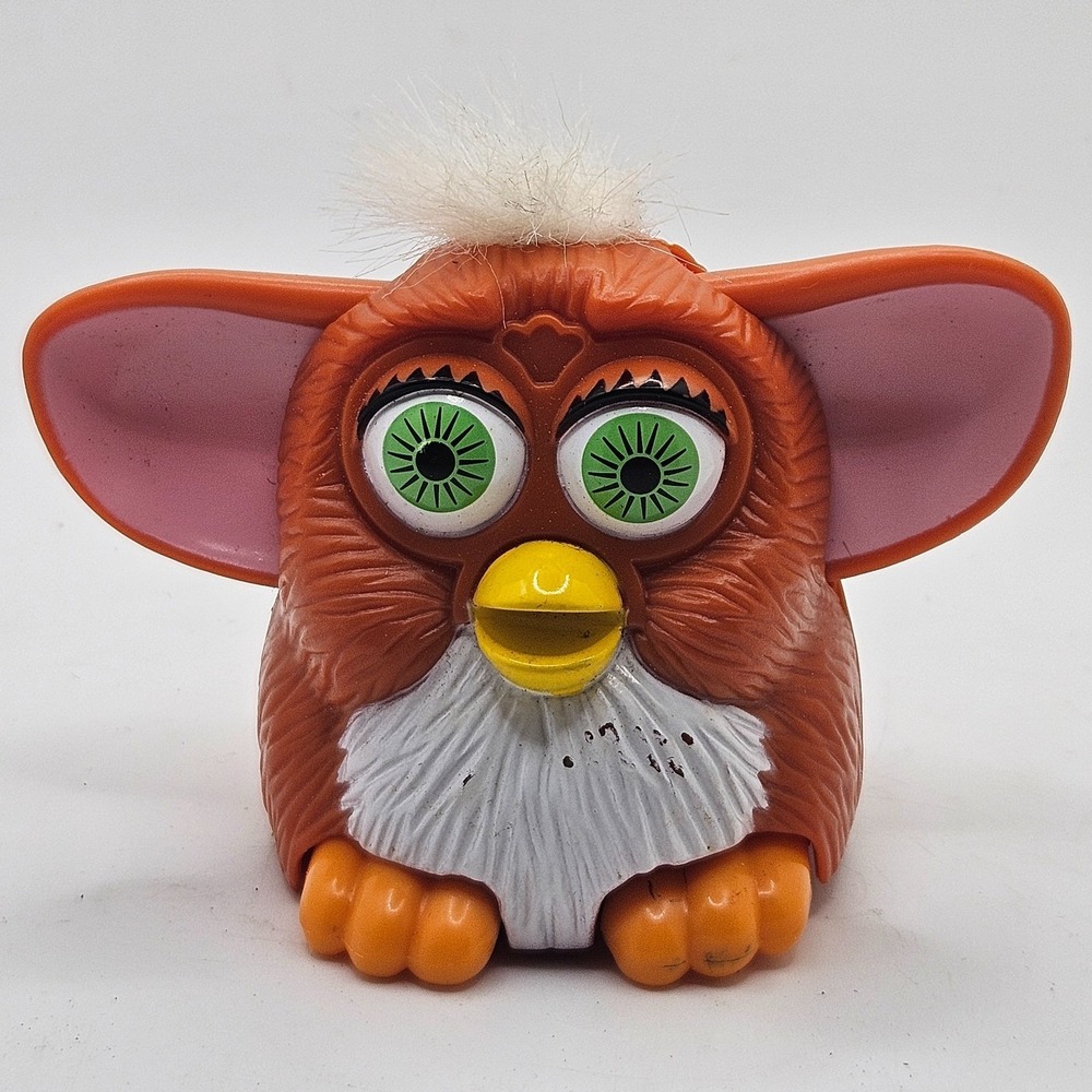 Vintage 1998 Furby McDonald's Happy Meal Toy Rolling Moving Ears